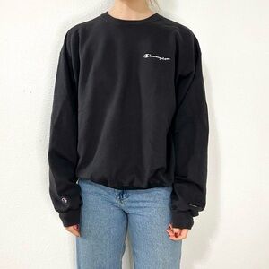 black champion crewneck
